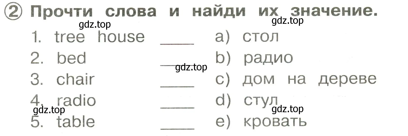 Условие номер 2 (страница 17) гдз по английскому языку 2 класс Быкова, Поспелова, сборник упражнений