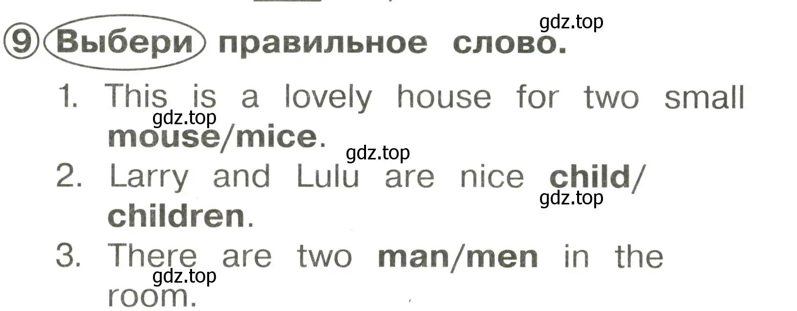 Условие номер 9 (страница 93) гдз по английскому языку 2 класс Быкова, Поспелова, сборник упражнений