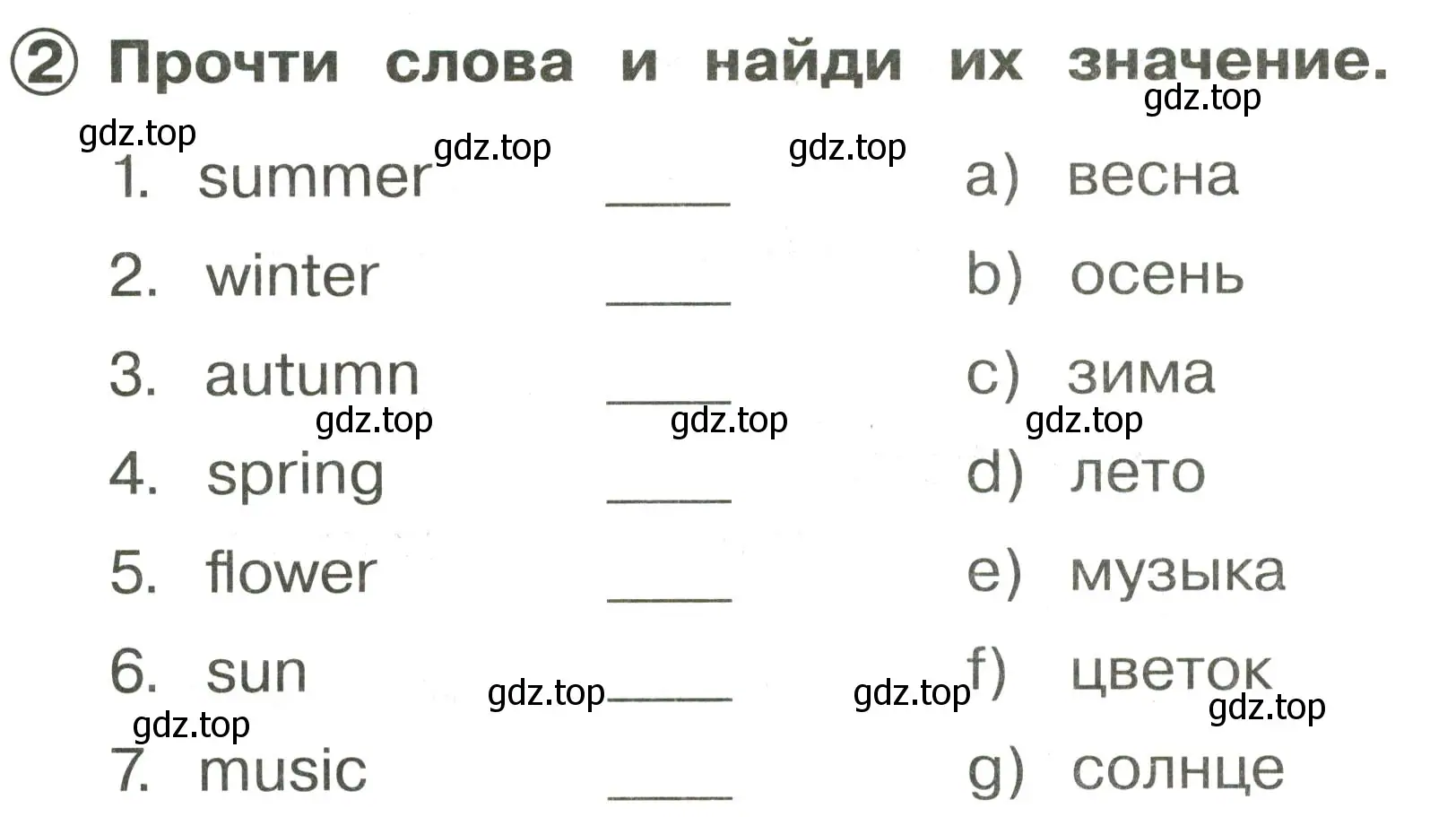 Условие номер 2 (страница 120) гдз по английскому языку 2 класс Быкова, Поспелова, сборник упражнений