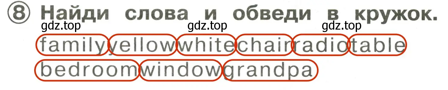 Решение 3. номер 8 (страница 22) гдз по английскому языку 2 класс Быкова, Поспелова, сборник упражнений