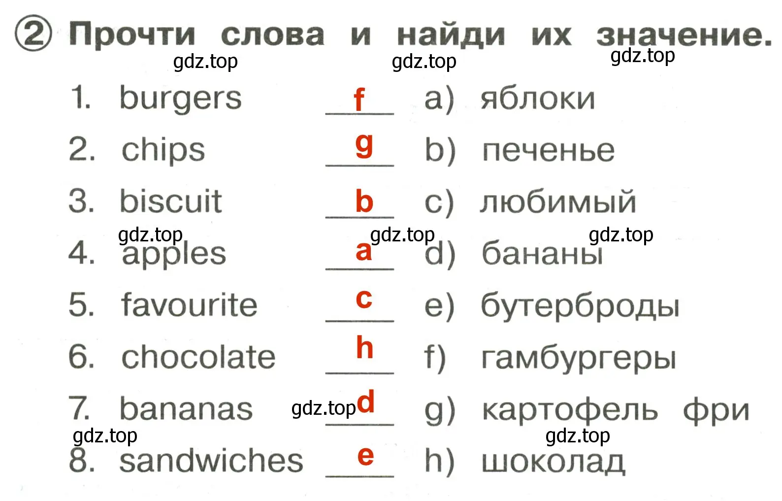 Решение 3. номер 2 (страница 40) гдз по английскому языку 2 класс Быкова, Поспелова, сборник упражнений