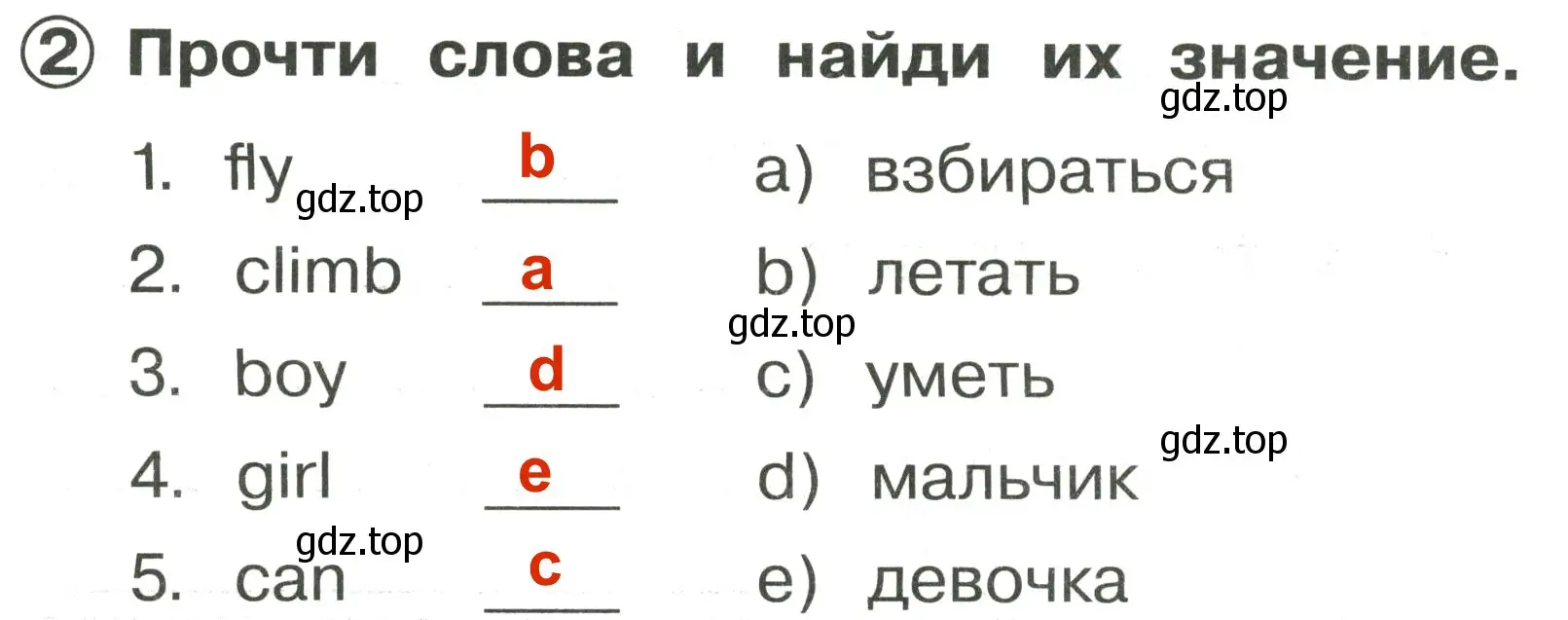 Решение 3. номер 2 (страница 63) гдз по английскому языку 2 класс Быкова, Поспелова, сборник упражнений