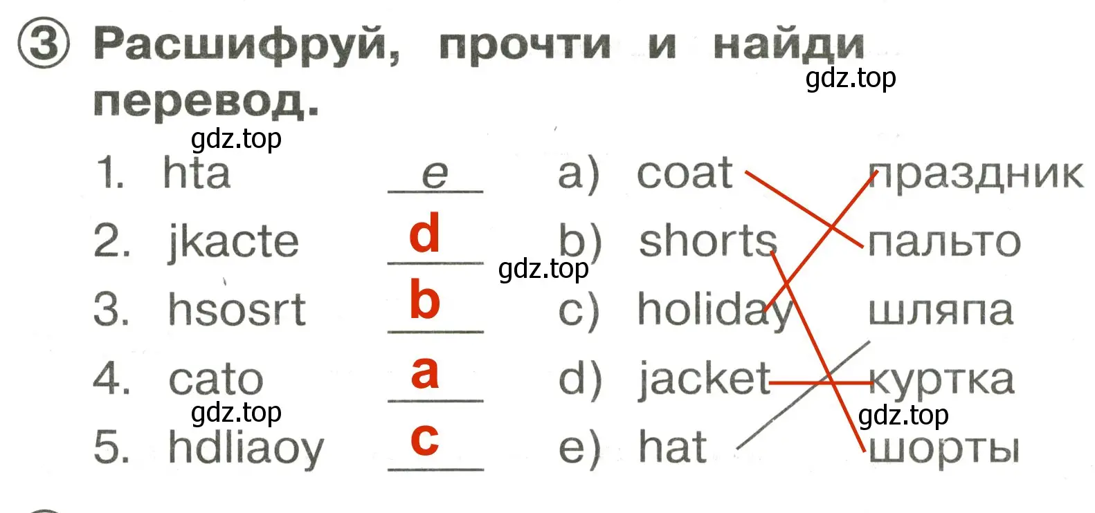 Решение 3. номер 3 (страница 112) гдз по английскому языку 2 класс Быкова, Поспелова, сборник упражнений