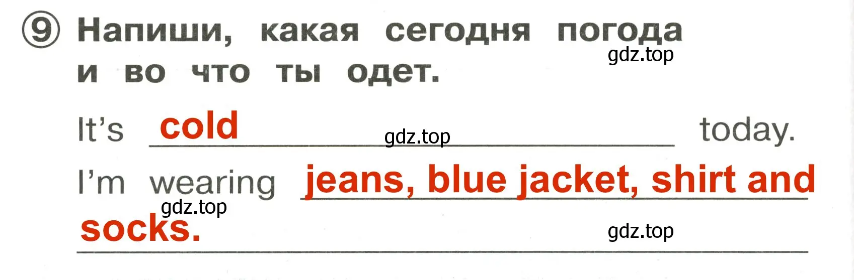 Решение 3. номер 9 (страница 118) гдз по английскому языку 2 класс Быкова, Поспелова, сборник упражнений