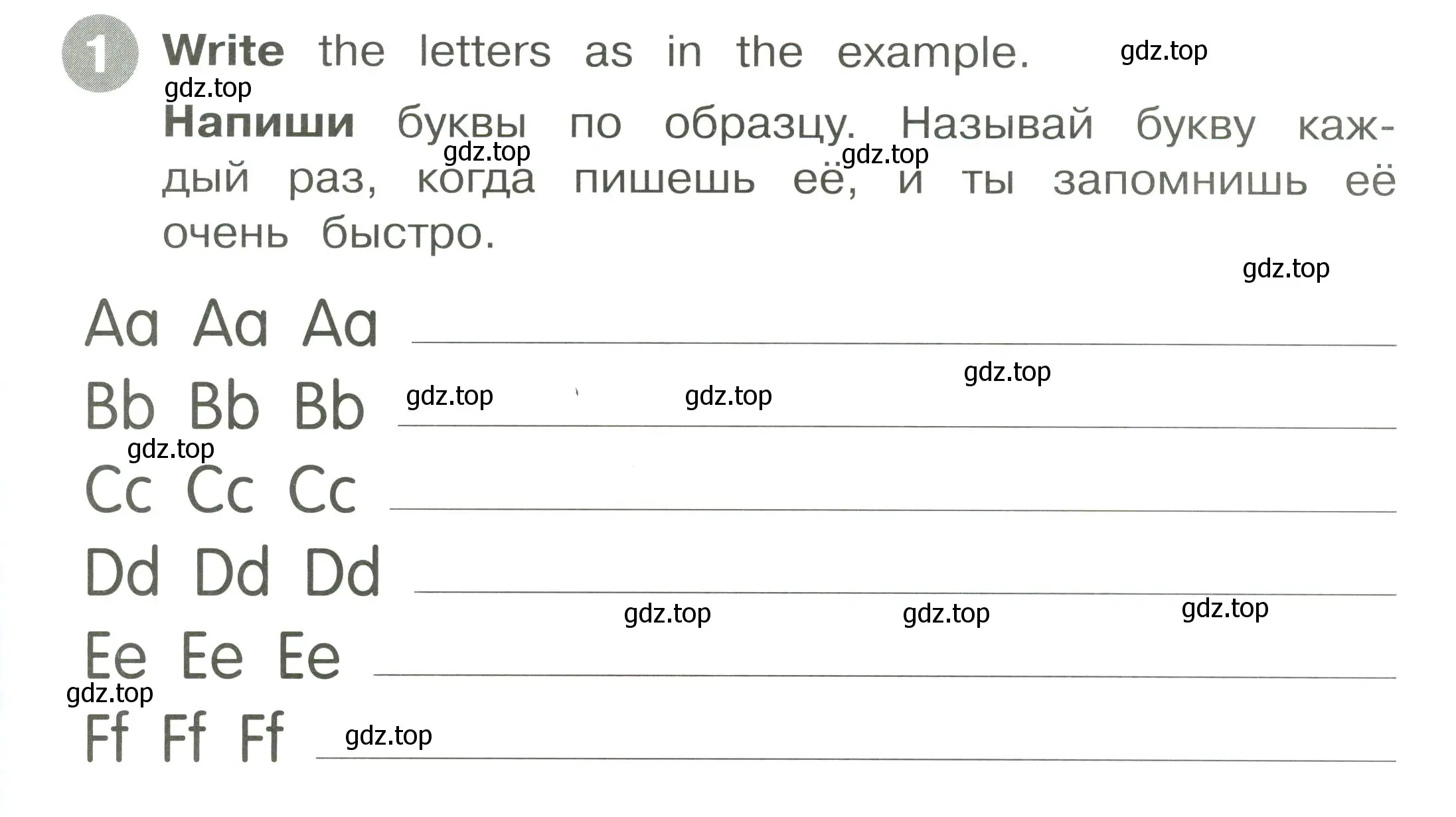 Условие номер 1 (страница 3) гдз по английскому языку 2 класс Котова, сборник упражнений