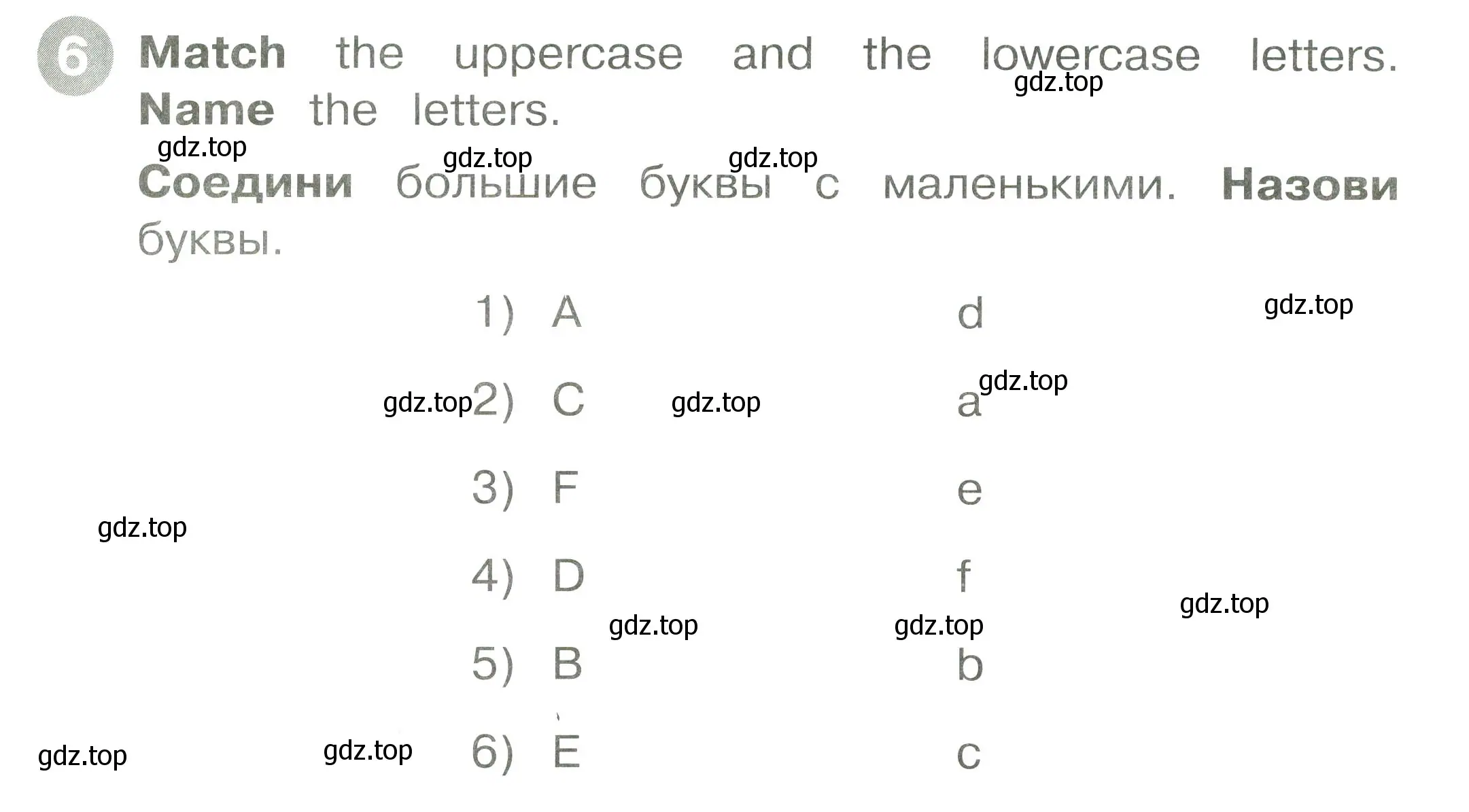 Условие номер 6 (страница 5) гдз по английскому языку 2 класс Котова, сборник упражнений