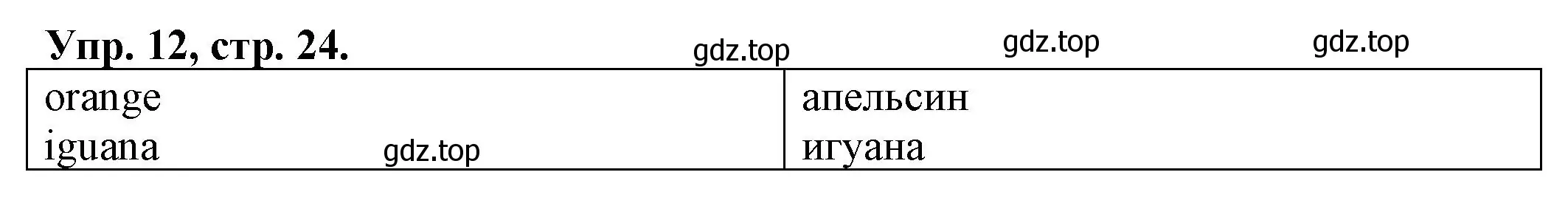 Решение номер 12 (страница 24) гдз по английскому языку 2 класс Котова, сборник упражнений