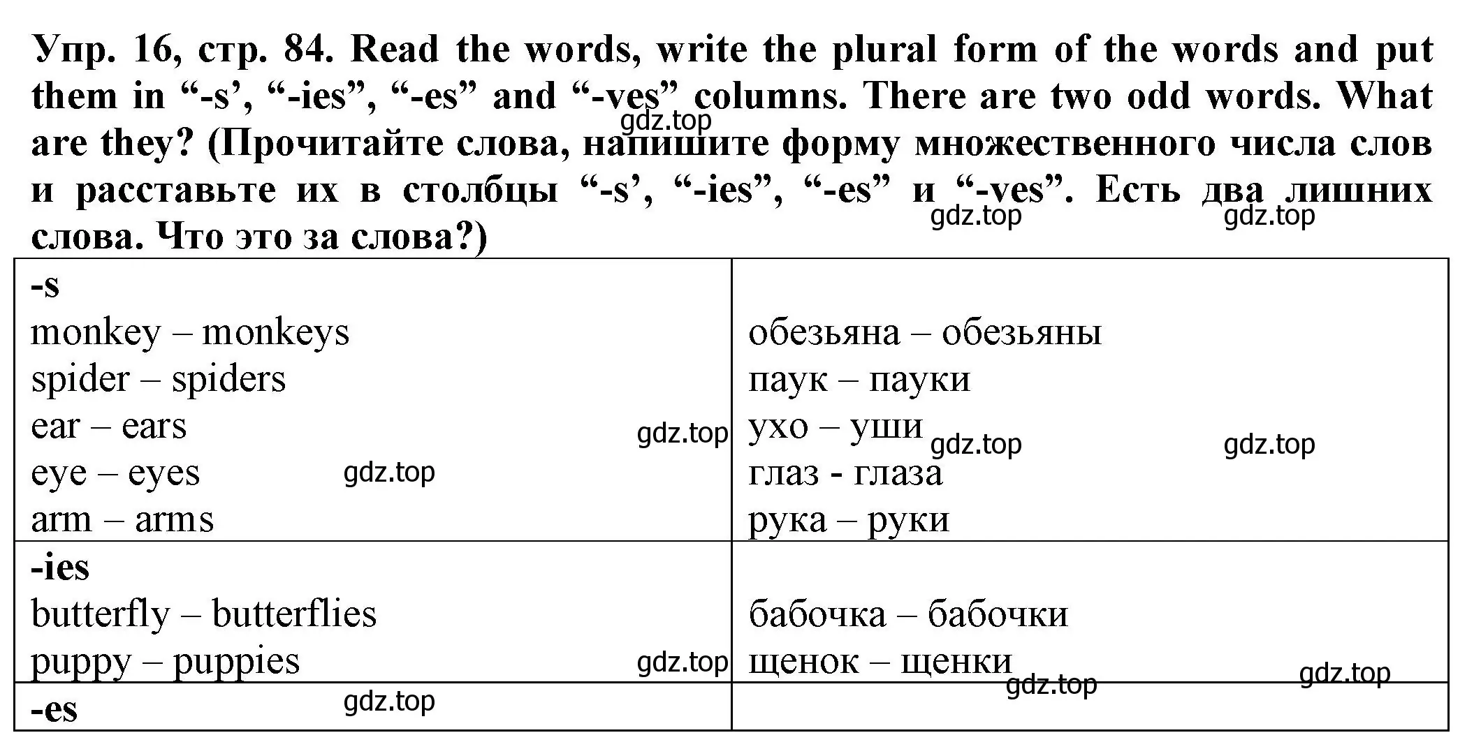 Решение номер 16 (страница 84) гдз по английскому языку 2 класс Котова, сборник упражнений