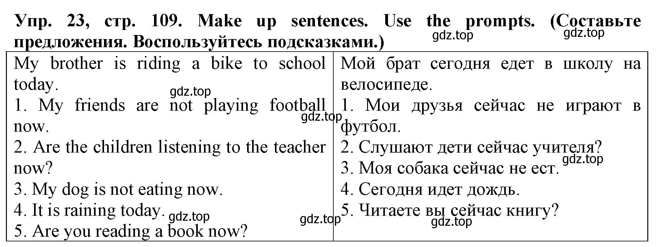 Решение номер 23 (страница 109) гдз по английскому языку 2 класс Котова, сборник упражнений