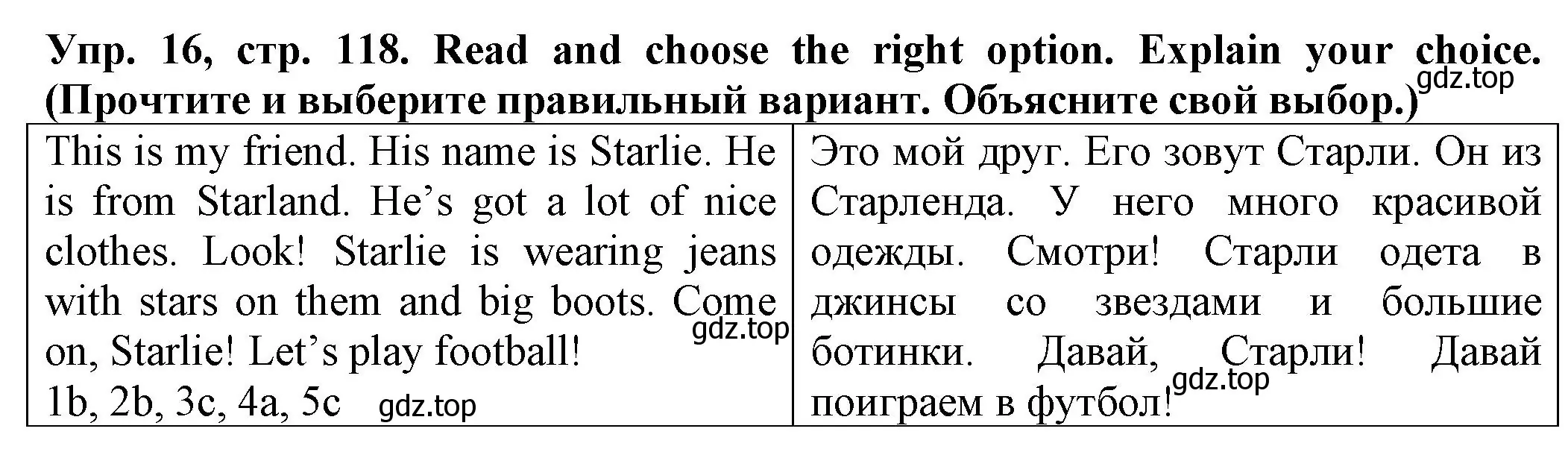 Решение номер 16 (страница 118) гдз по английскому языку 2 класс Котова, сборник упражнений