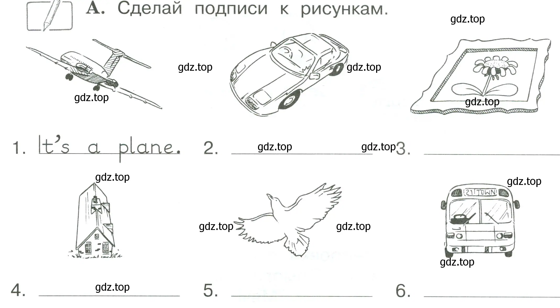 Условие номер A (страница 34) гдз по английскому языку 2 класс Вербицкая, Оралова, рабочая тетрадь