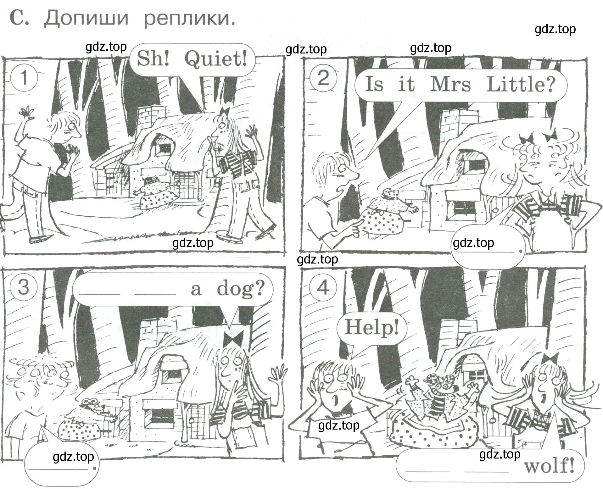 Условие номер C (страница 35) гдз по английскому языку 2 класс Вербицкая, Оралова, рабочая тетрадь