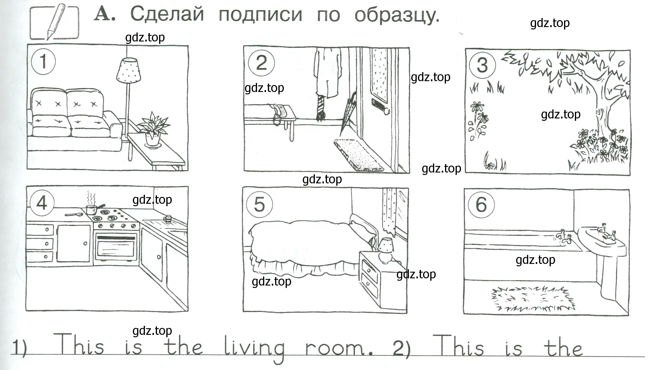 Условие номер A (страница 51) гдз по английскому языку 2 класс Вербицкая, Оралова, рабочая тетрадь