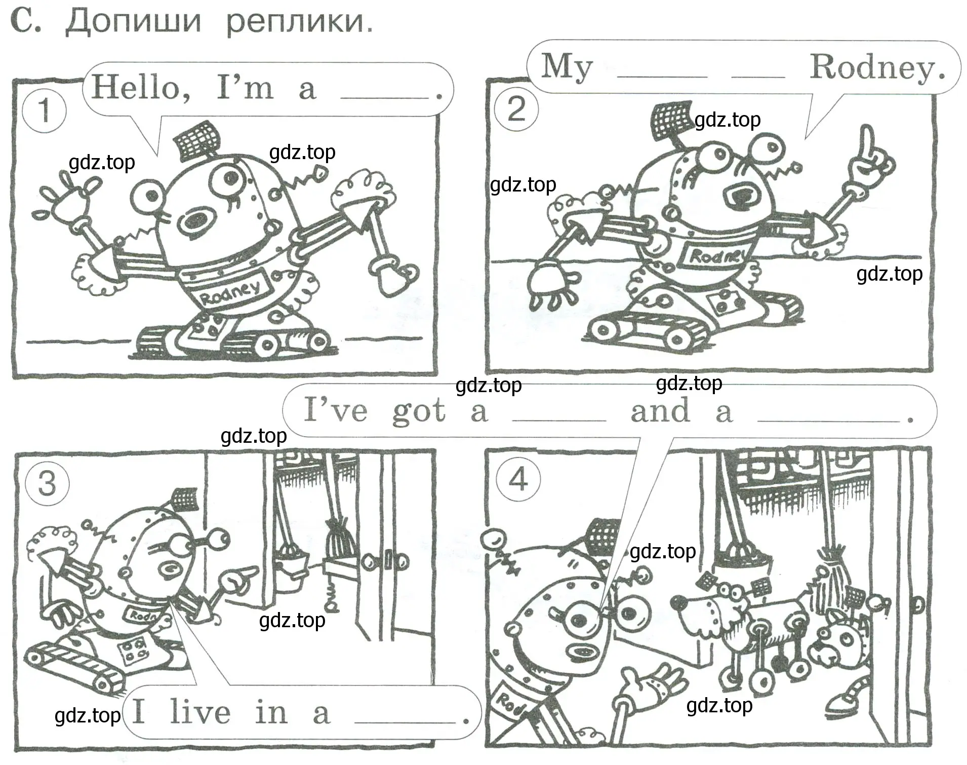 Условие номер C (страница 69) гдз по английскому языку 2 класс Вербицкая, Оралова, рабочая тетрадь