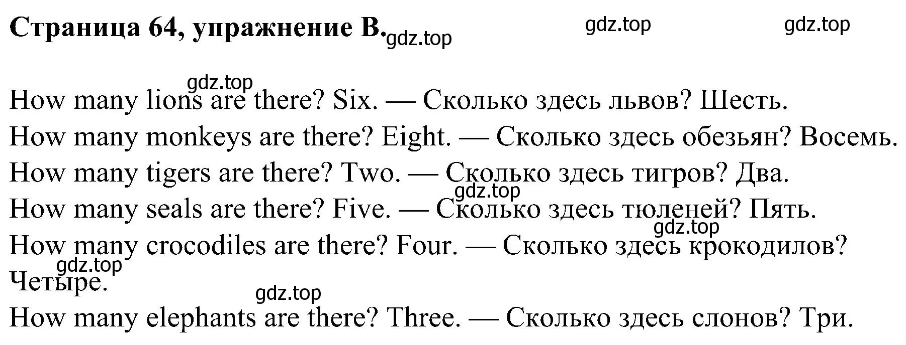 Решение номер B (страница 64) гдз по английскому языку 2 класс Вербицкая, Оралова, рабочая тетрадь