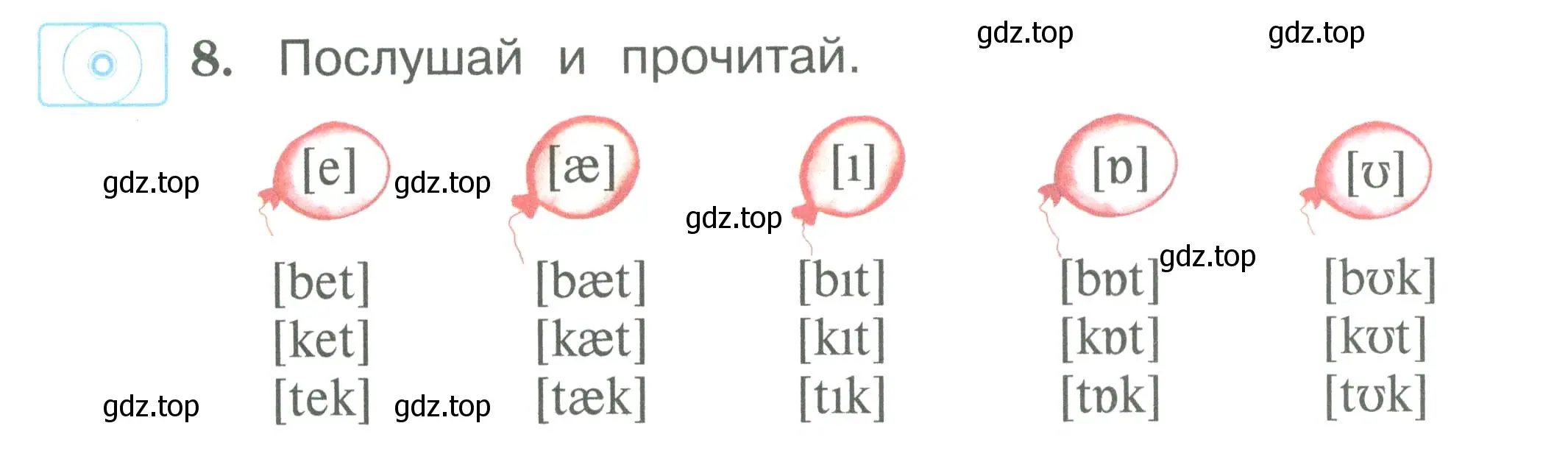 Условие номер 8 (страница 6) гдз по английскому языку 2 класс Вербицкая, Эббс, учебник 1 часть