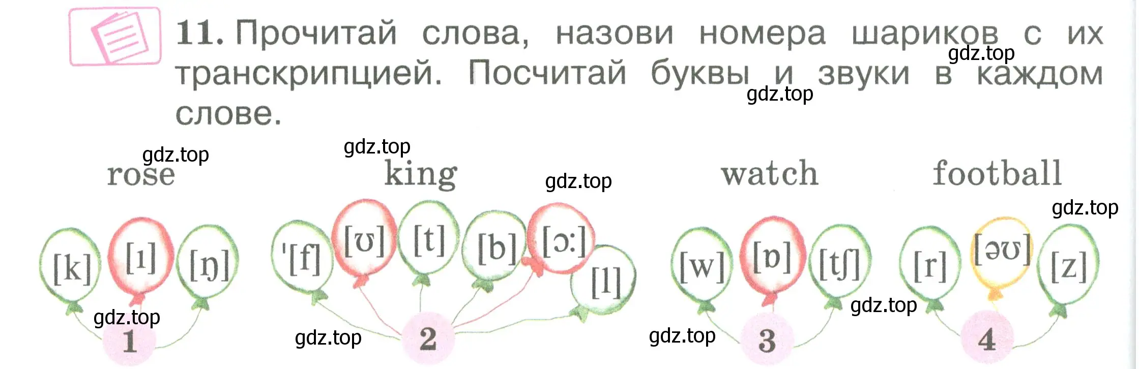 Условие номер 11 (страница 34) гдз по английскому языку 2 класс Вербицкая, Эббс, учебник 1 часть