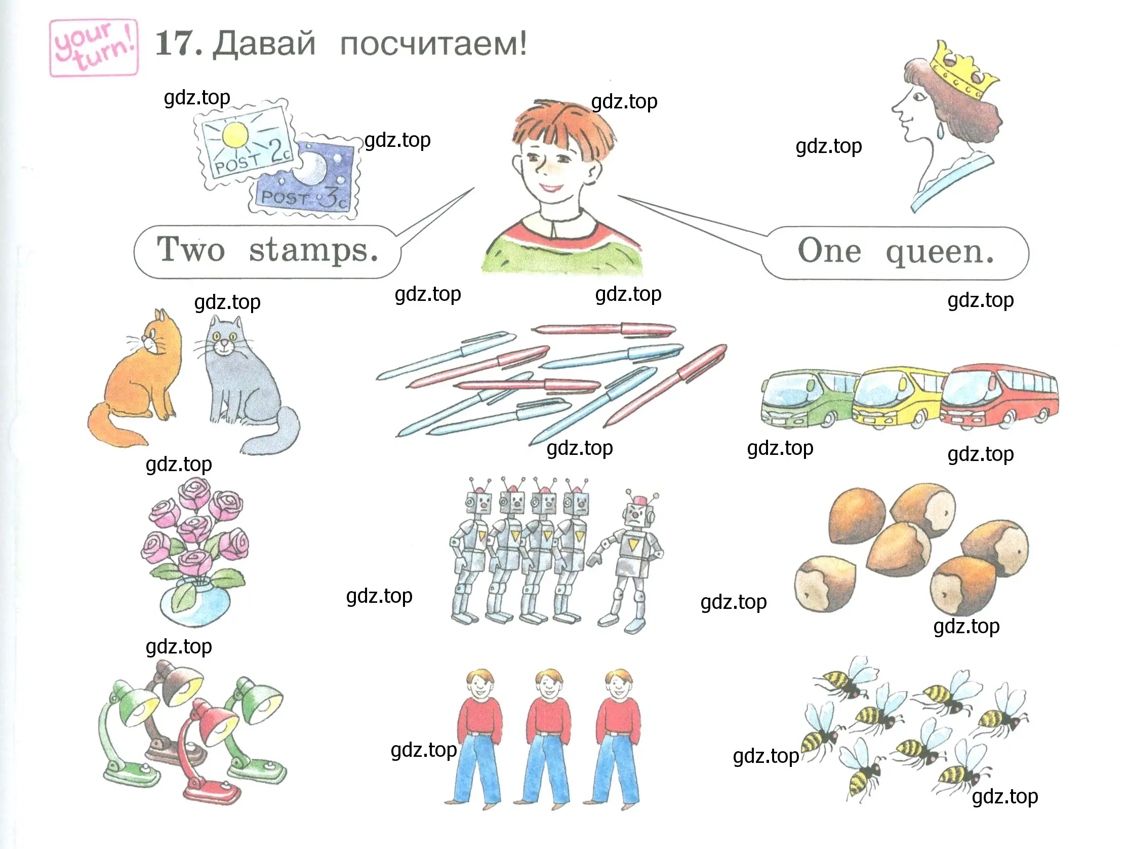 Условие номер 17 (страница 37) гдз по английскому языку 2 класс Вербицкая, Эббс, учебник 1 часть