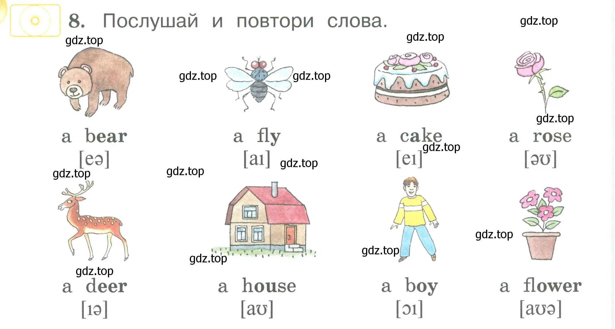 Условие номер 8 (страница 46) гдз по английскому языку 2 класс Вербицкая, Эббс, учебник 1 часть