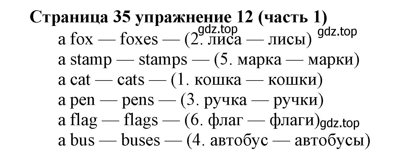 Решение номер 12 (страница 35) гдз по английскому языку 2 класс Вербицкая, Эббс, учебник 1 часть