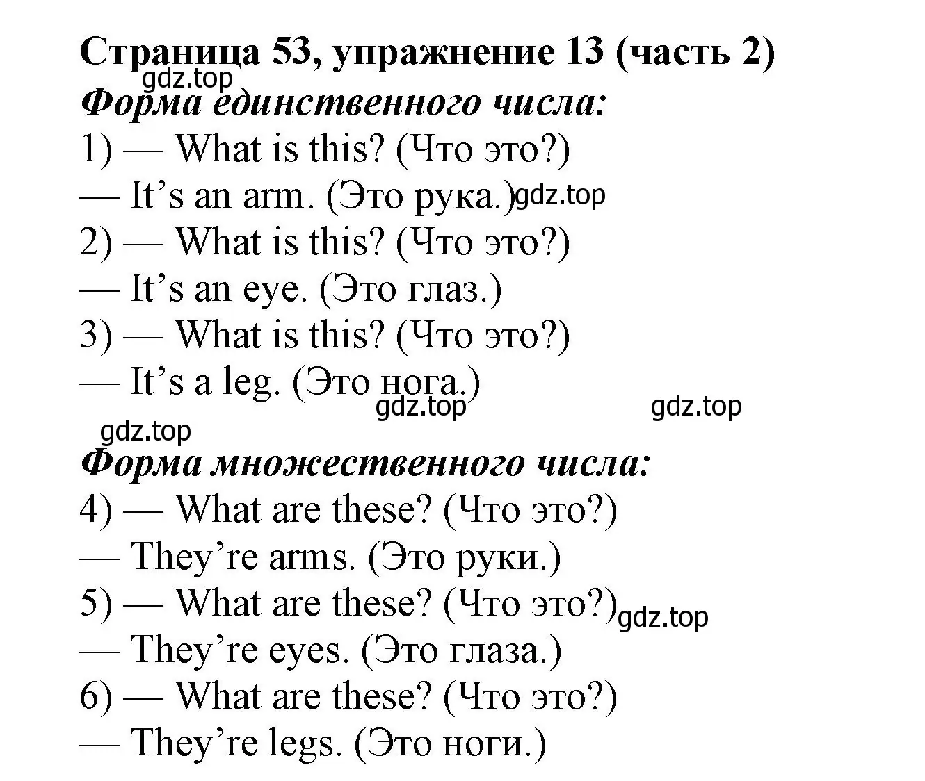 Решение номер 13 (страница 53) гдз по английскому языку 2 класс Вербицкая, Эббс, учебник 2 часть