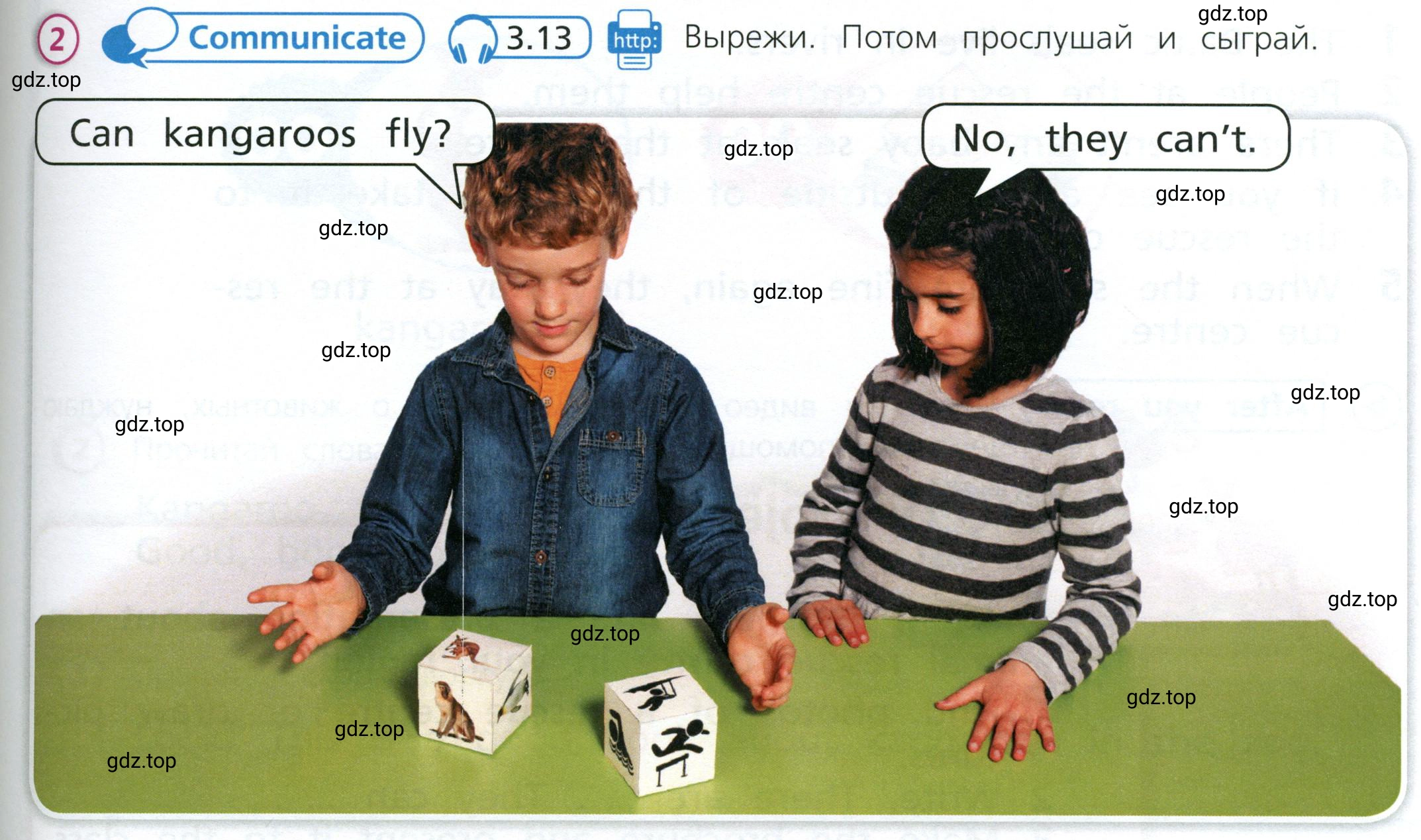 Условие номер 2 (страница 41) гдз по английскому языку 3 класс Костюк, Колоницкая, учебник 2 часть