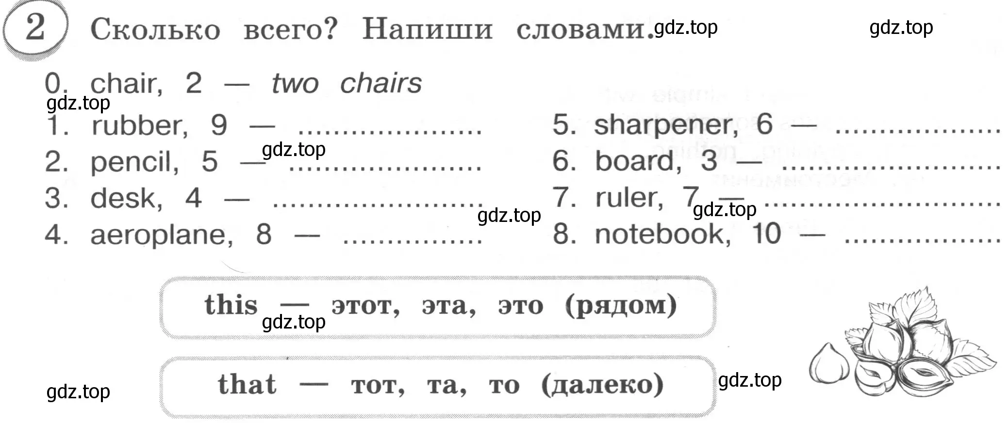 Условие номер 2 (страница 4) гдз по английскому языку 3 класс Рязанцева, сборник грамматических упражнений