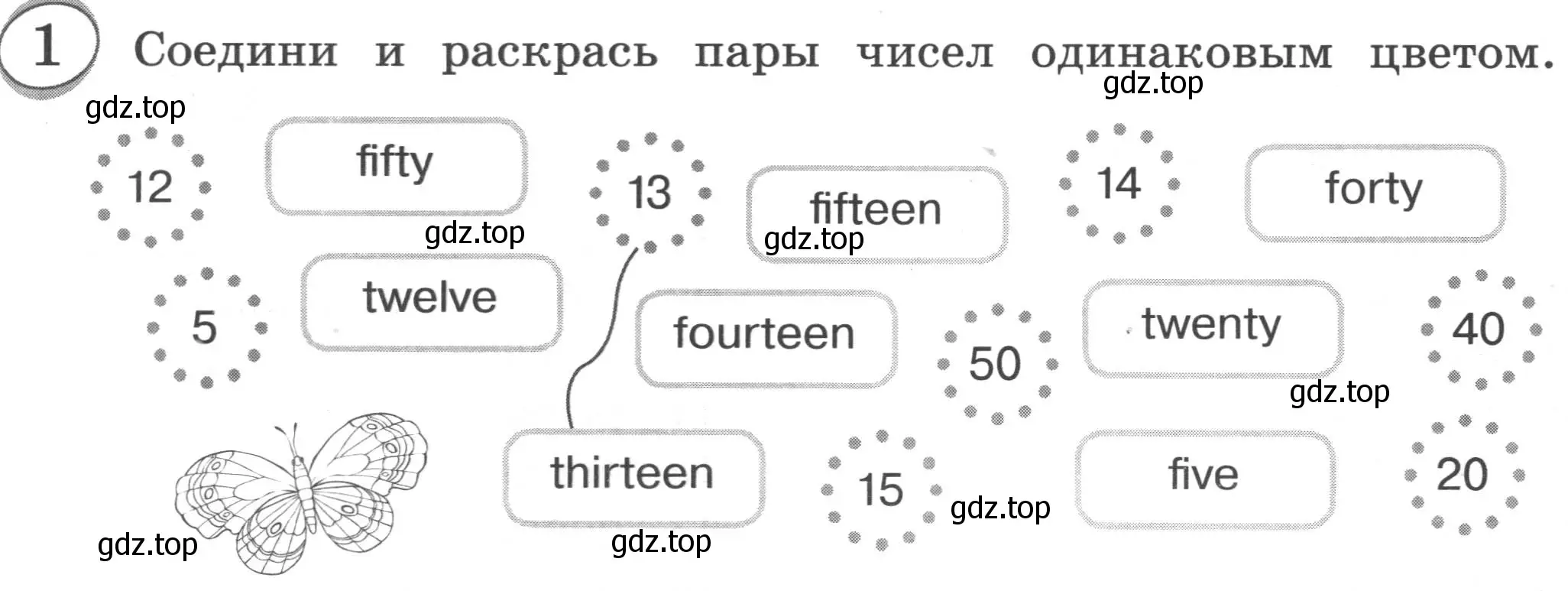 Условие номер 1 (страница 13) гдз по английскому языку 3 класс Рязанцева, сборник грамматических упражнений