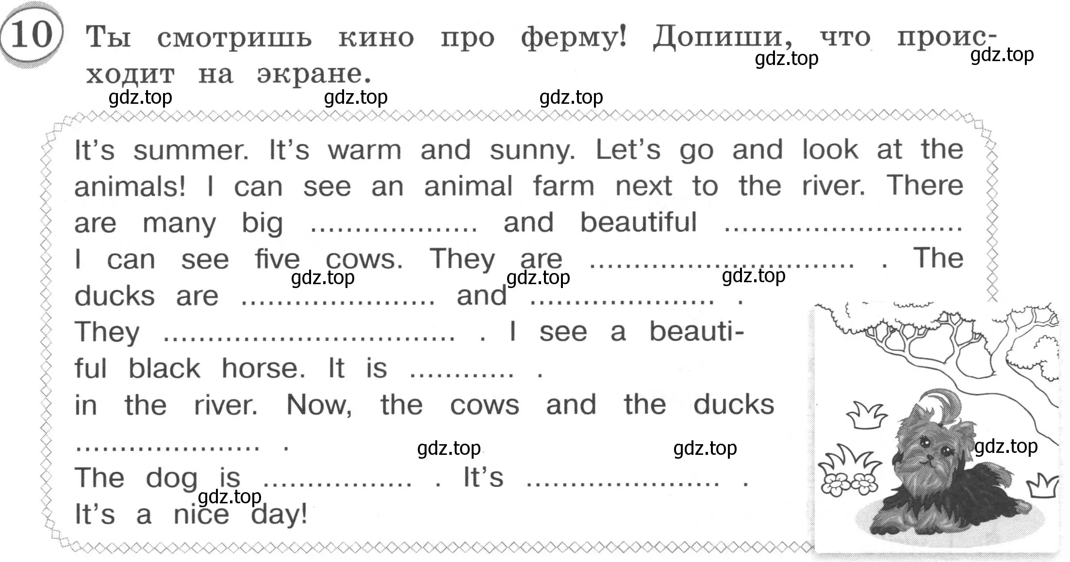 Условие номер 10 (страница 60) гдз по английскому языку 3 класс Рязанцева, сборник грамматических упражнений