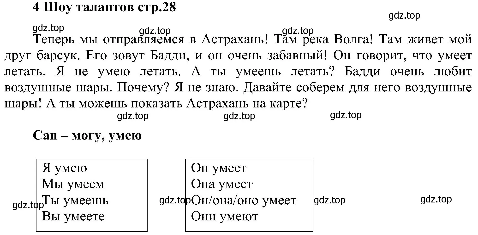 Решение  Начало модуля (страница 28) гдз по английскому языку 3 класс Рязанцева, сборник грамматических упражнений