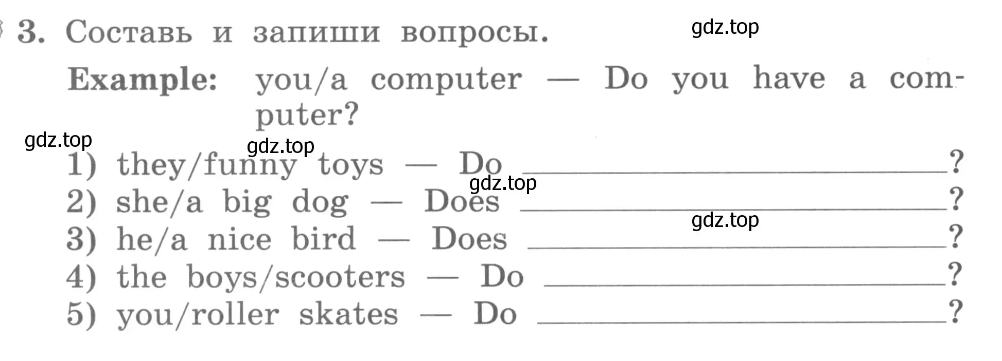 Условие номер 3 (страница 68) гдз по английскому языку 3 класс Биболетова, Денисенко, рабочая тетрадь