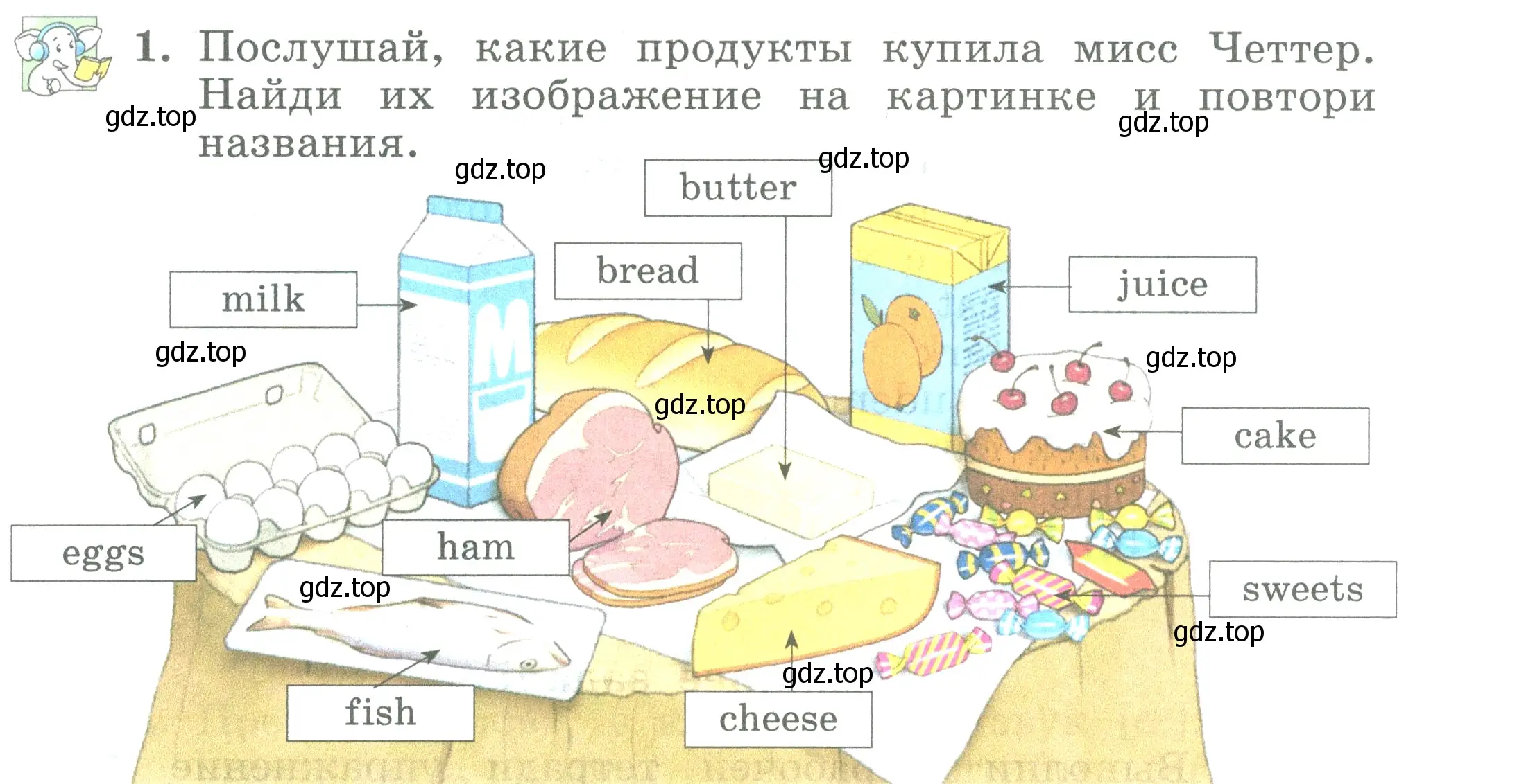 Условие номер 1 (страница 11) гдз по английскому языку 3 класс Биболетова, Денисенко, учебник