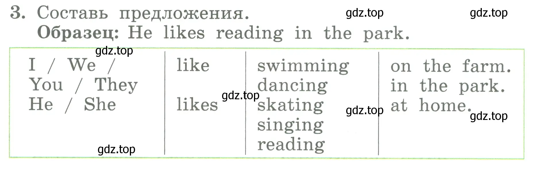 Условие номер 3 (страница 14) гдз по английскому языку 3 класс Биболетова, Денисенко, учебник