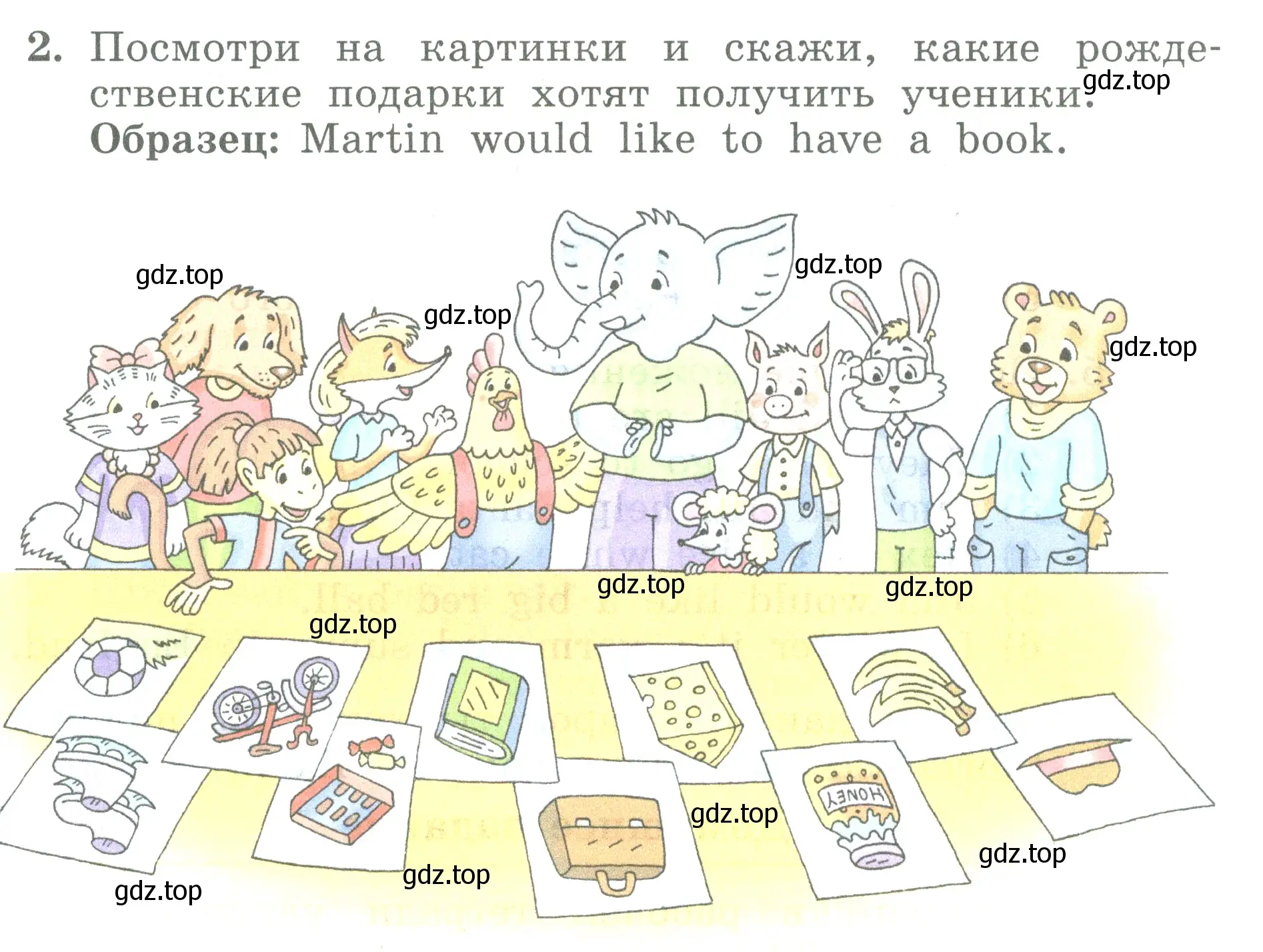 Условие номер 2 (страница 54) гдз по английскому языку 3 класс Биболетова, Денисенко, учебник