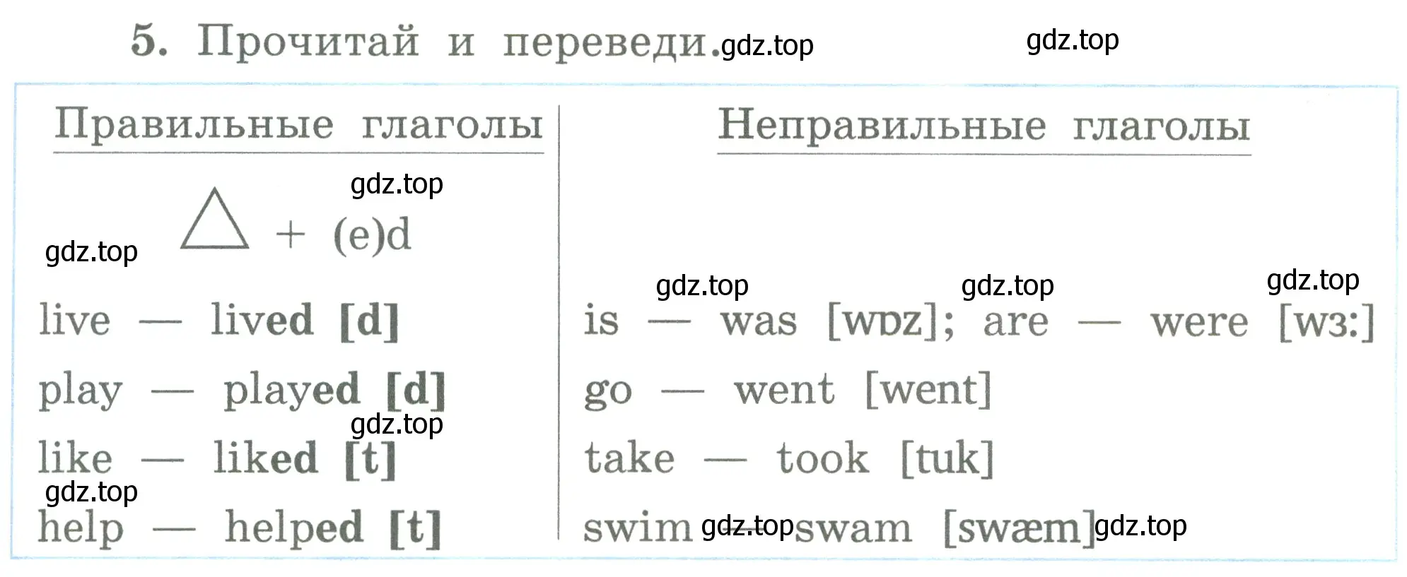 Условие номер 5 (страница 79) гдз по английскому языку 3 класс Биболетова, Денисенко, учебник