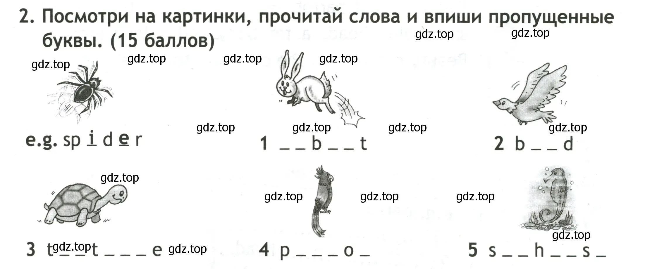 Условие номер 2 (страница 40) гдз по английскому языку 3 класс Быкова, Дули, контрольные задания