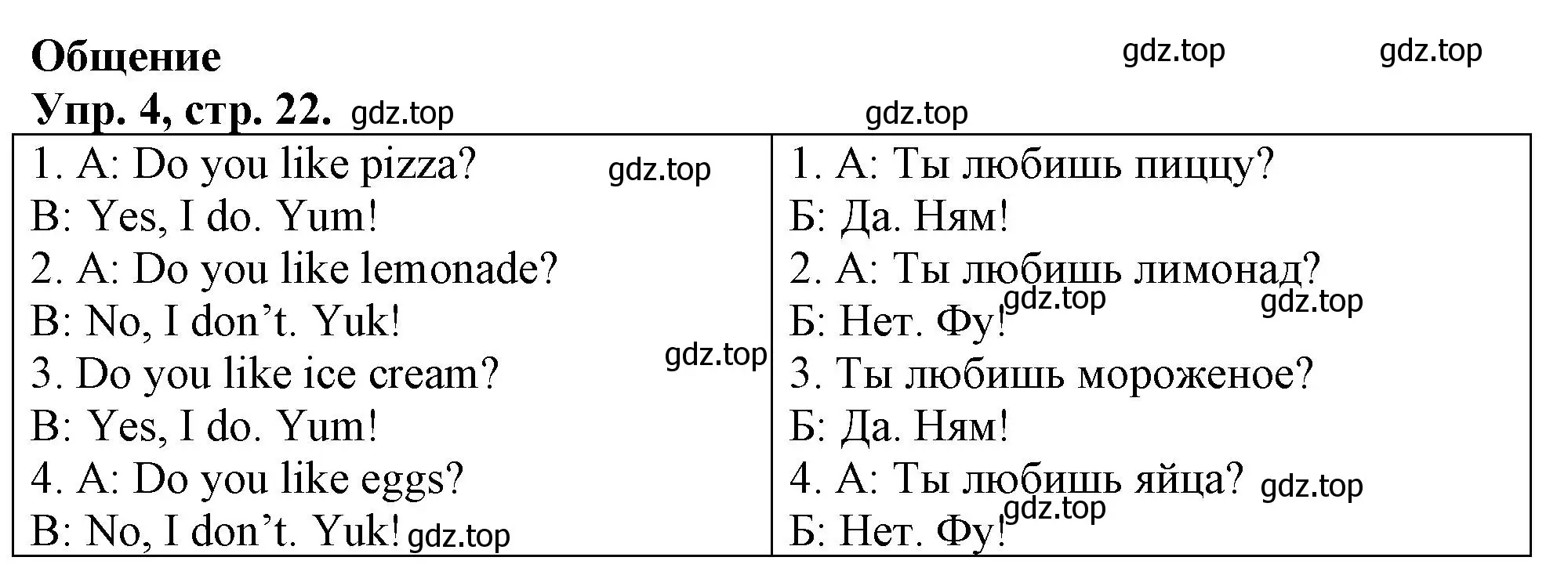 Решение номер 4 (страница 22) гдз по английскому языку 3 класс Быкова, Дули, контрольные задания