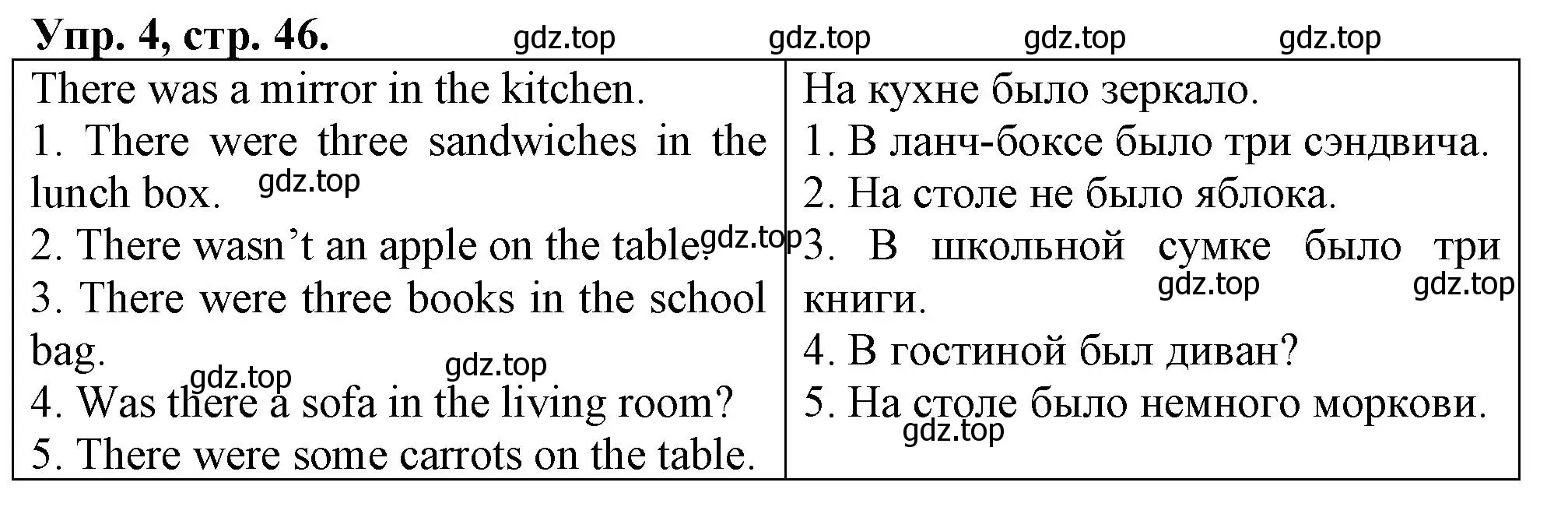 Решение номер 4 (страница 46) гдз по английскому языку 3 класс Быкова, Дули, контрольные задания