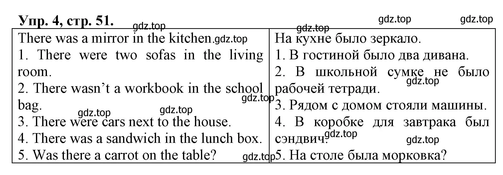 Решение номер 4 (страница 51) гдз по английскому языку 3 класс Быкова, Дули, контрольные задания