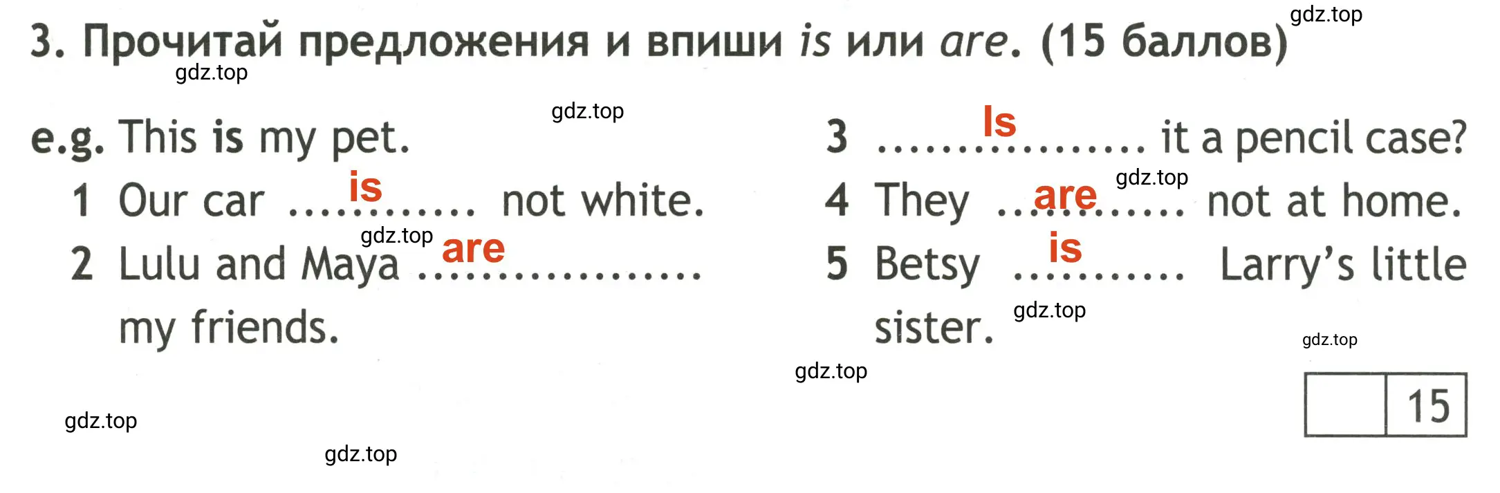 Решение 2. номер 3 (страница 17) гдз по английскому языку 3 класс Быкова, Дули, контрольные задания