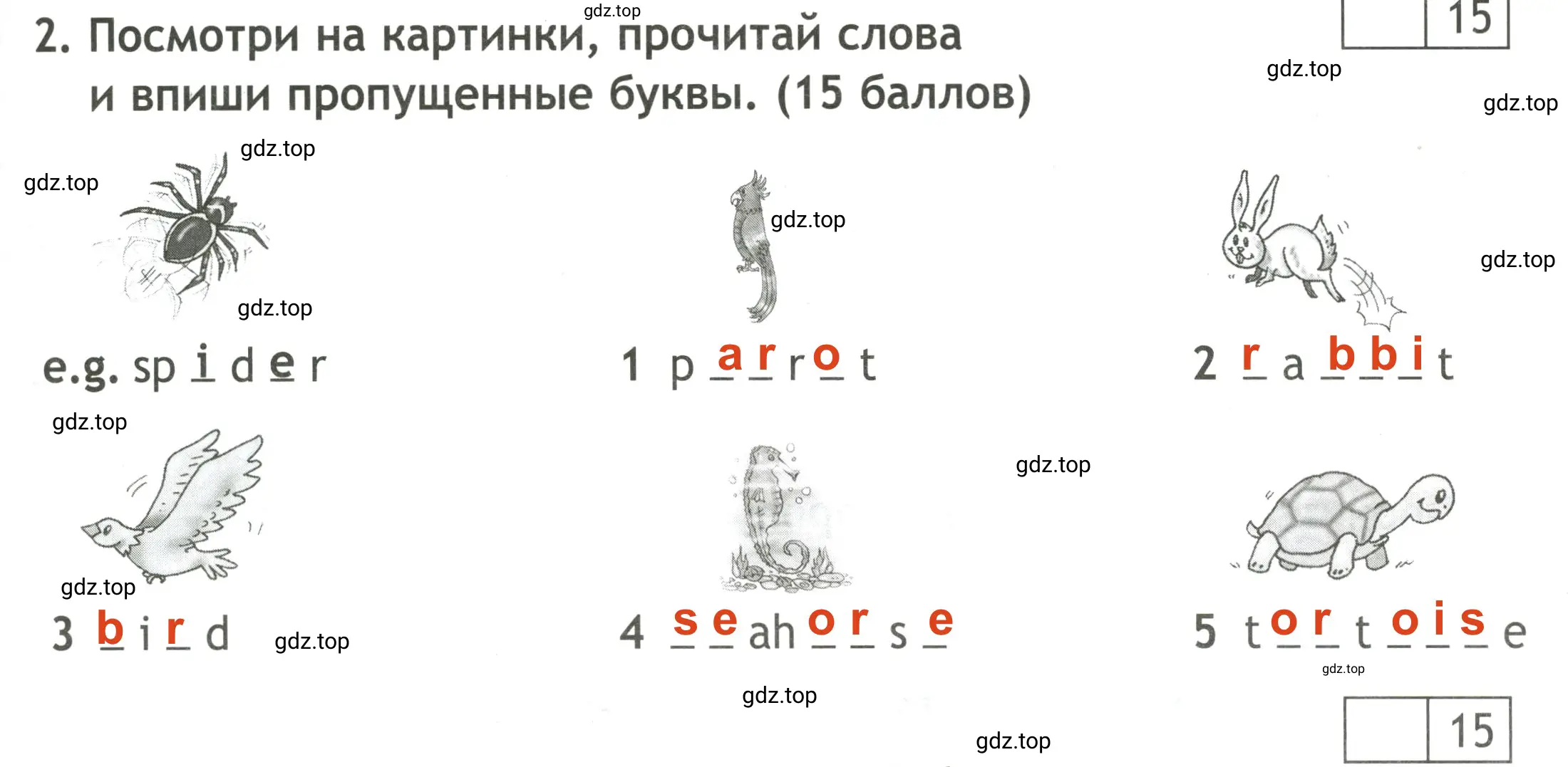 Решение 2. номер 2 (страница 37) гдз по английскому языку 3 класс Быкова, Дули, контрольные задания