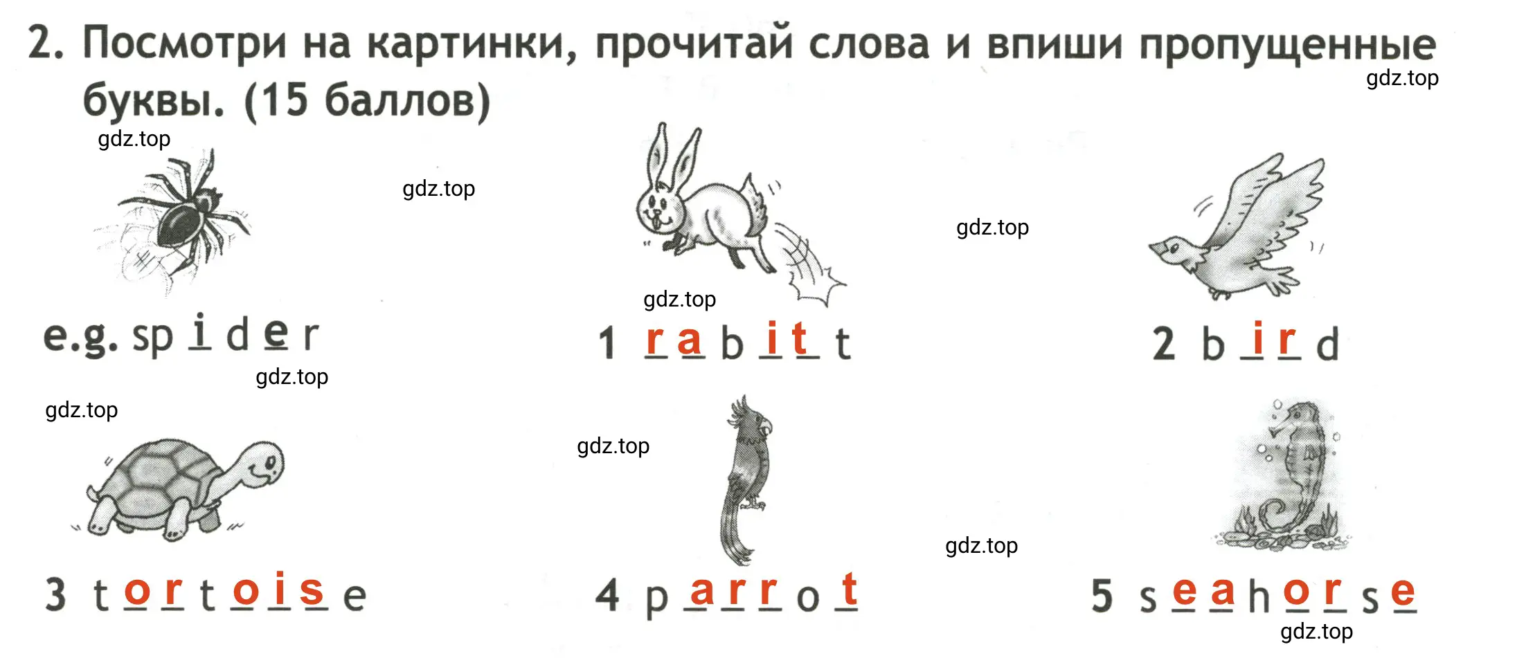 Решение 2. номер 2 (страница 40) гдз по английскому языку 3 класс Быкова, Дули, контрольные задания