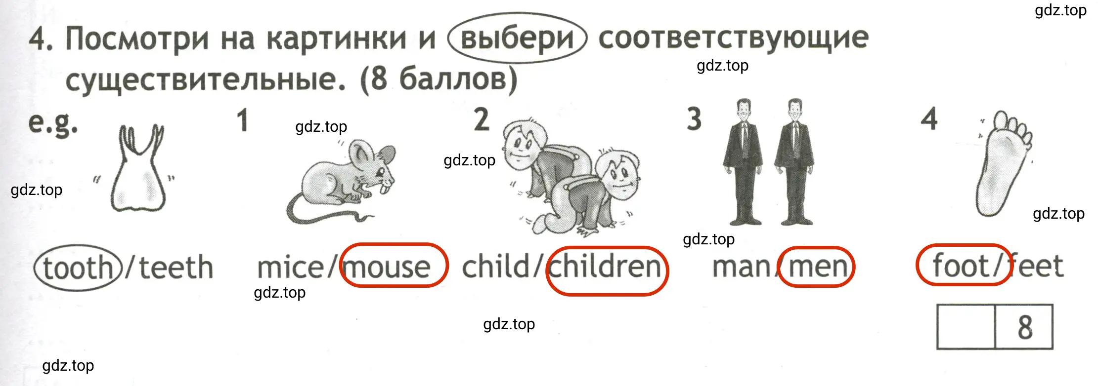 Решение 2. номер 4 (страница 41) гдз по английскому языку 3 класс Быкова, Дули, контрольные задания