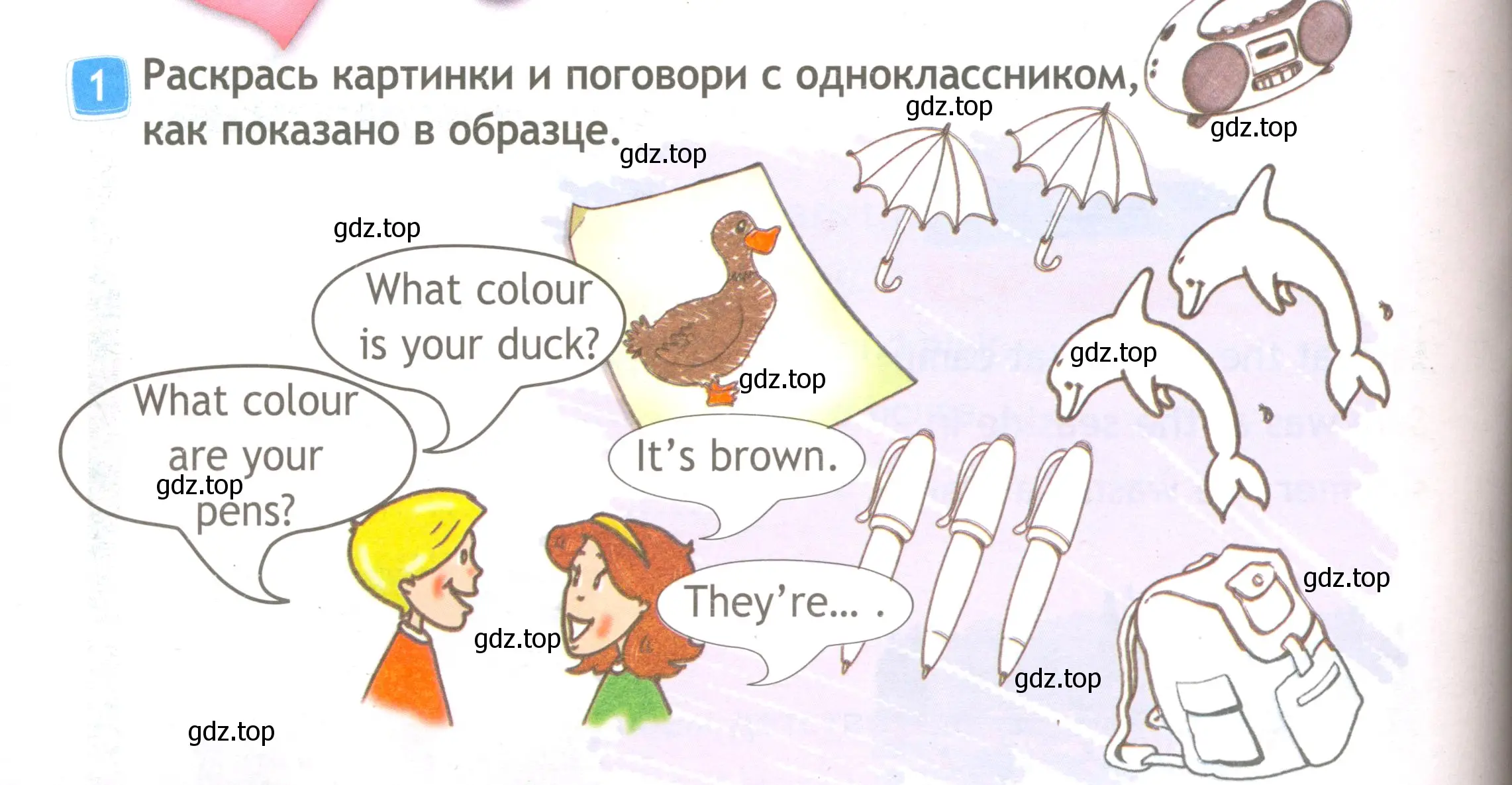 Условие номер 1 (страница 20) гдз по английскому языку 3 класс Быкова, Дули, рабочая тетрадь