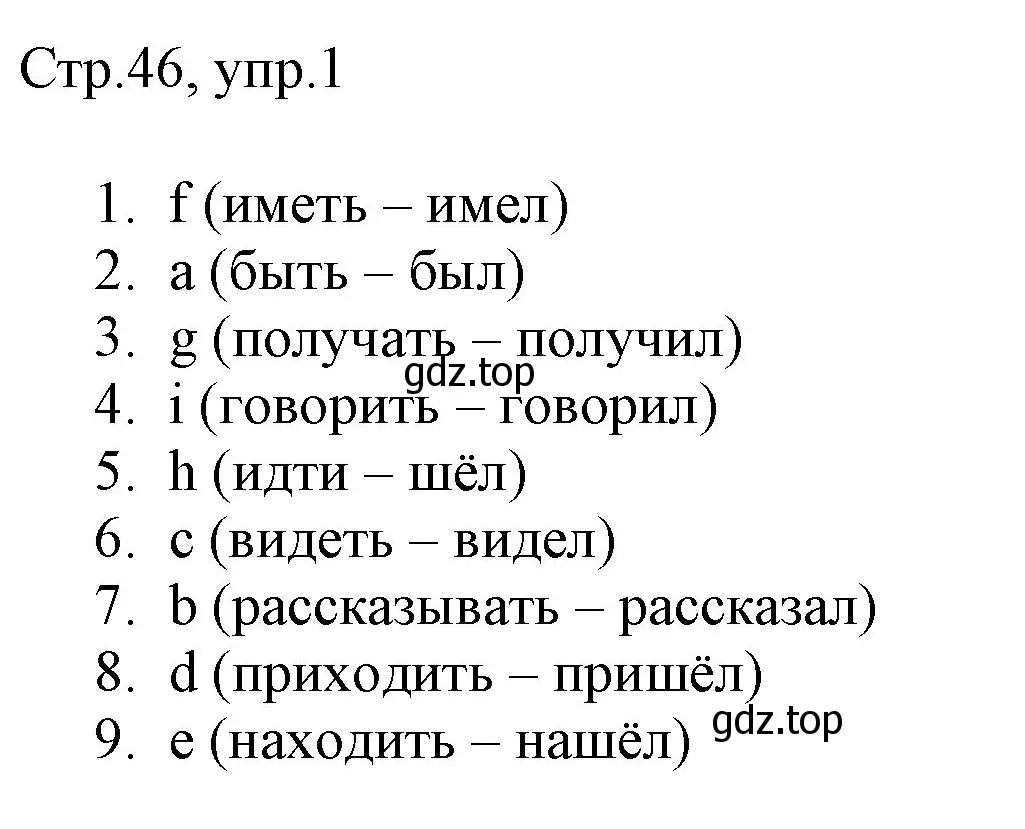 Решение номер 1 (страница 46) гдз по английскому языку 3 класс Быкова, Дули, рабочая тетрадь