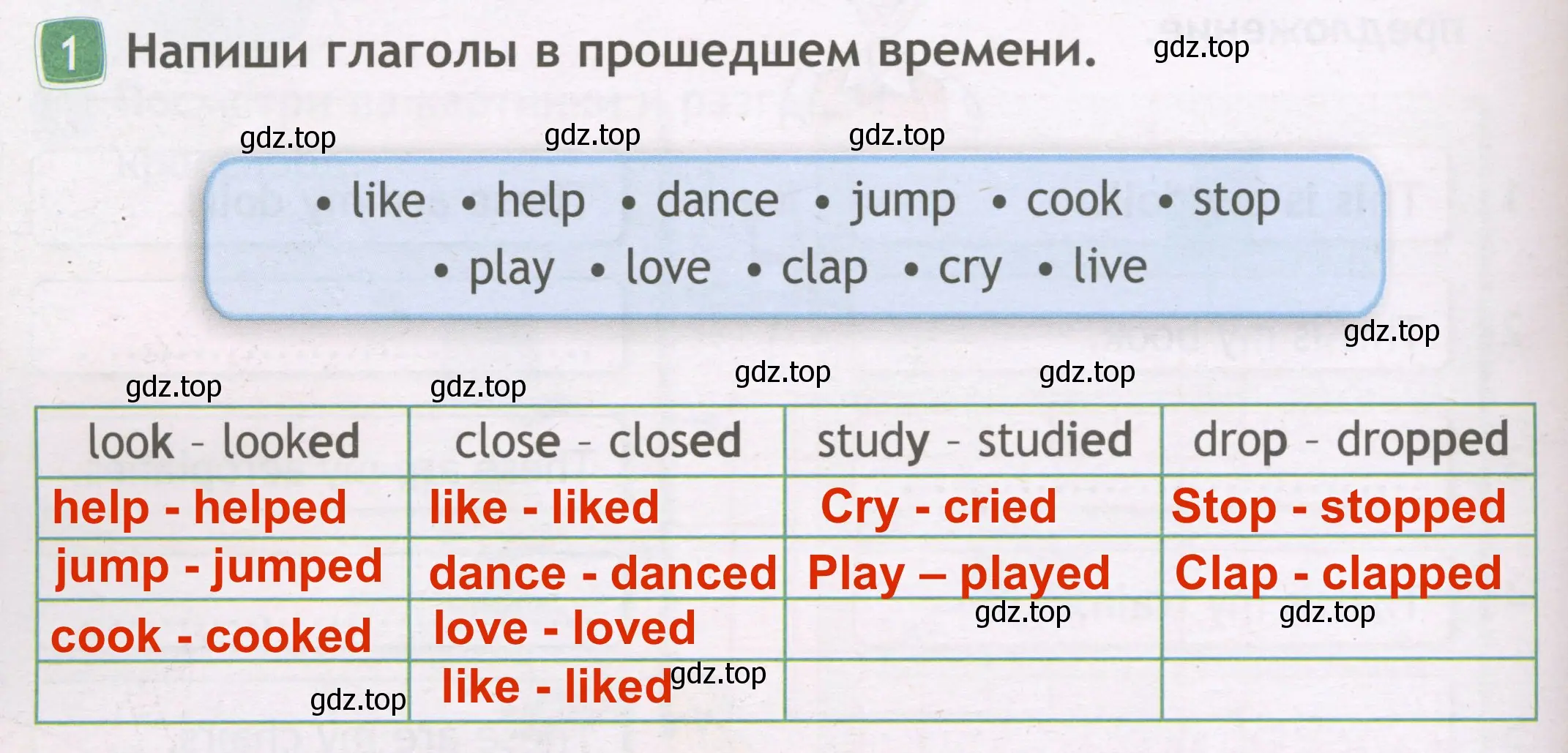 Решение 3. номер 1 (страница 36) гдз по английскому языку 3 класс Быкова, Дули, рабочая тетрадь