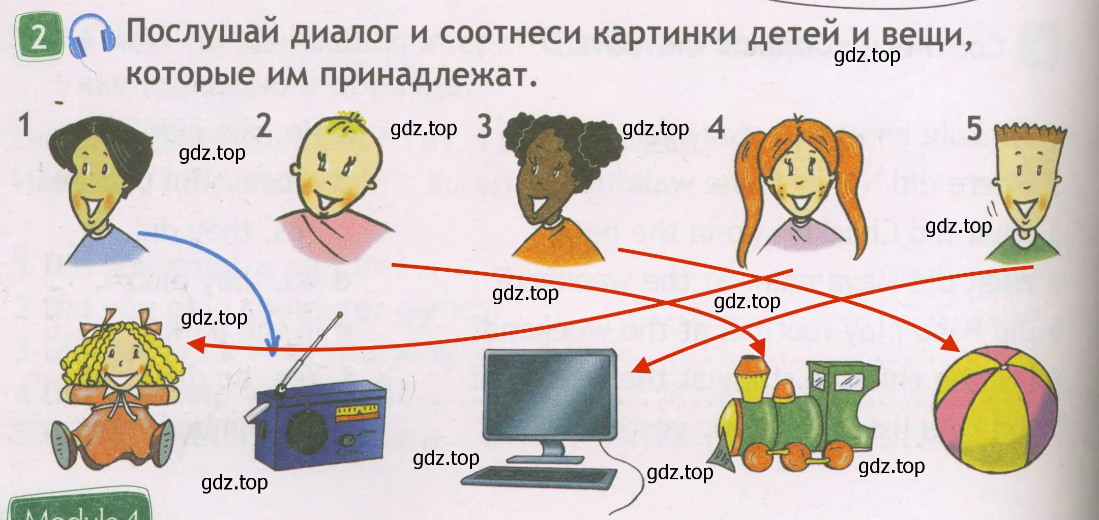 Решение 3. номер 2 (страница 38) гдз по английскому языку 3 класс Быкова, Дули, рабочая тетрадь