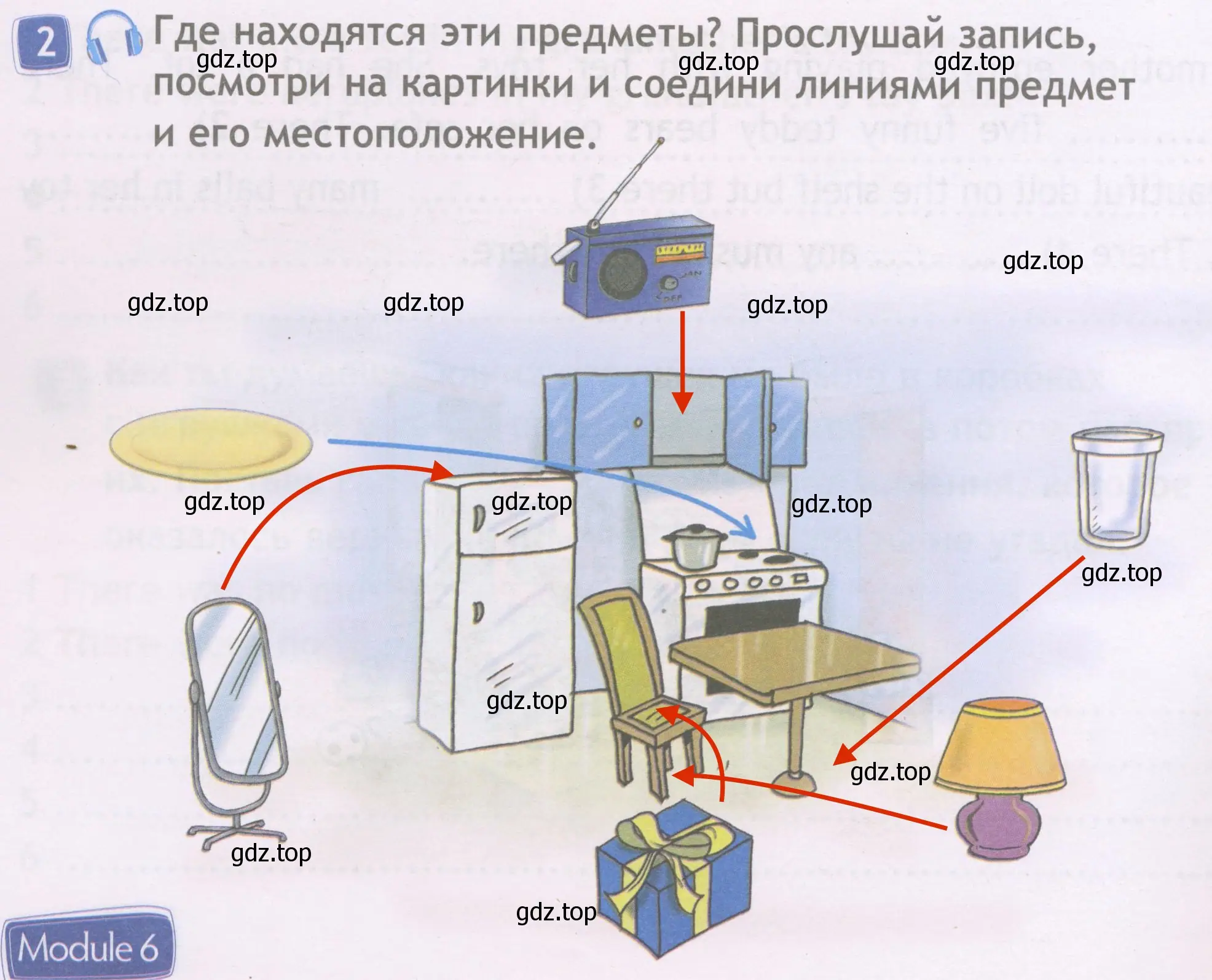 Решение 3. номер 2 (страница 58) гдз по английскому языку 3 класс Быкова, Дули, рабочая тетрадь