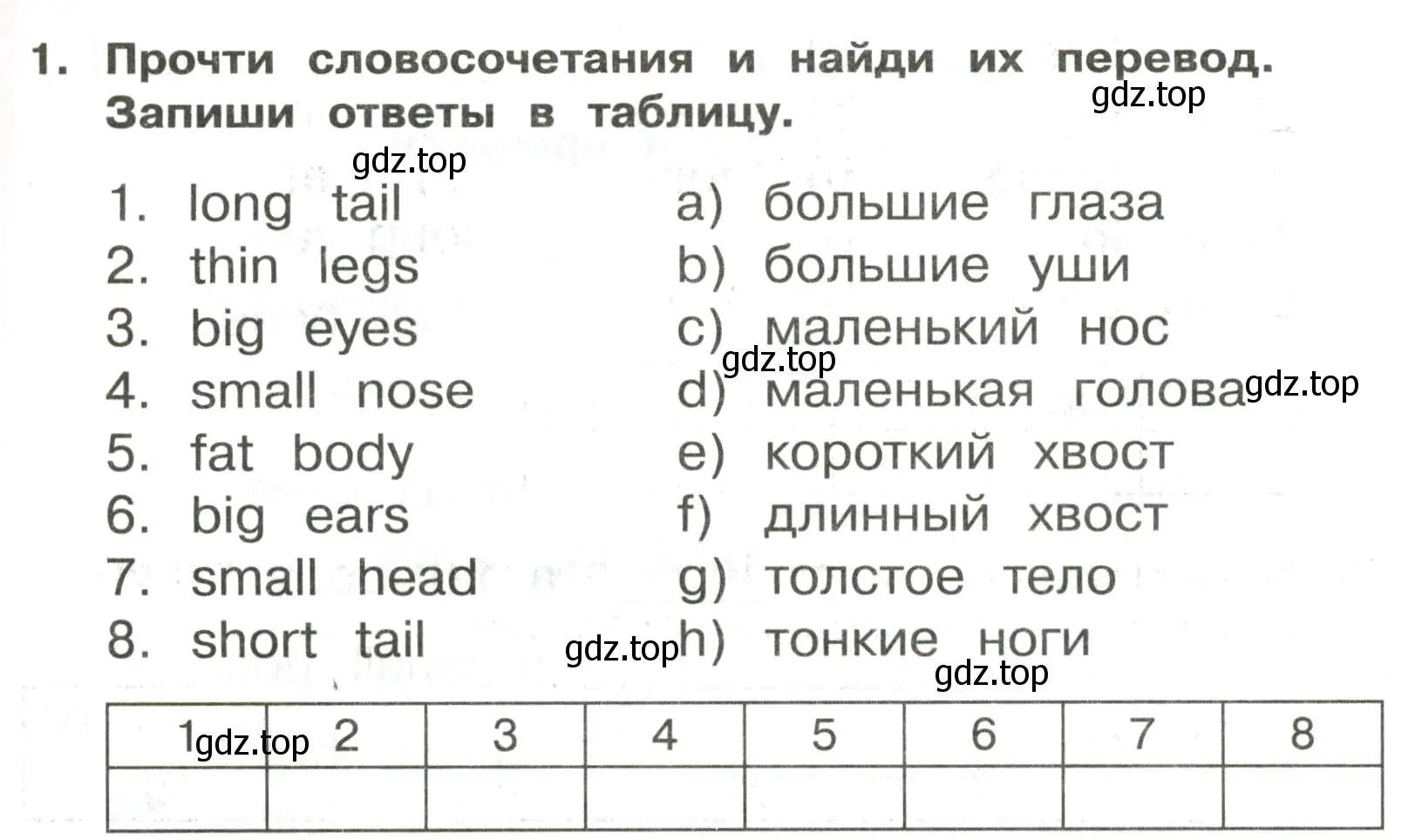 Условие номер 1 (страница 73) гдз по английскому языку 3 класс Быкова, Поспелова, сборник упражнений