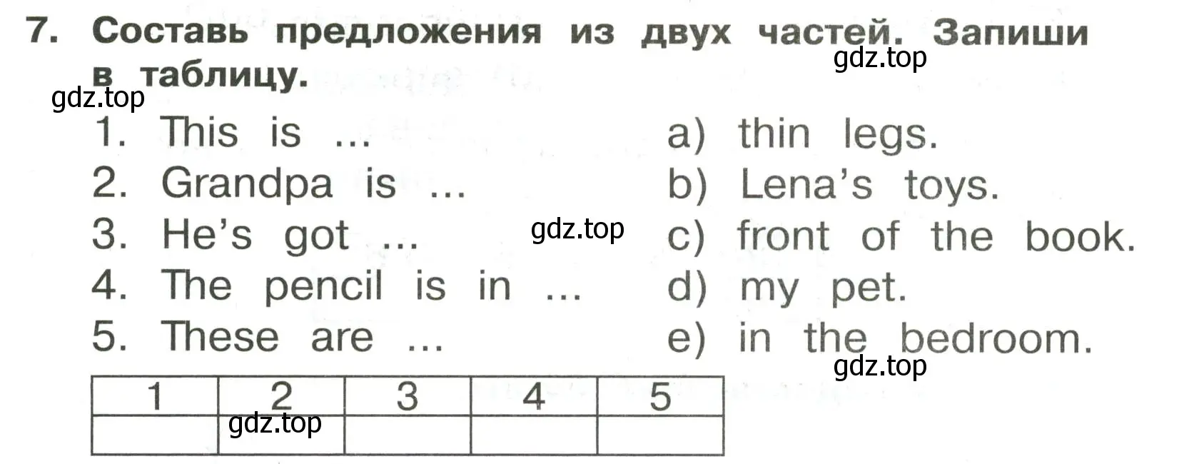 Условие номер 7 (страница 93) гдз по английскому языку 3 класс Быкова, Поспелова, сборник упражнений